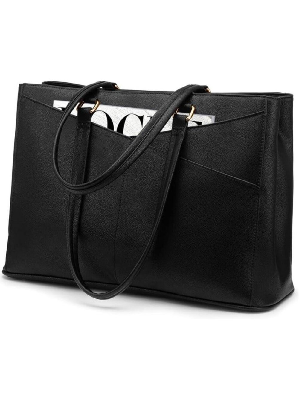 Stylish 15.6" Waterproof Laptop Tote Bag for Women - Business & Office Briefcase